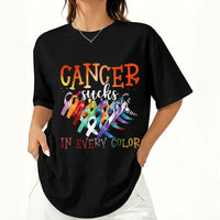 Cancer Sucks In Every Color T-Shirt