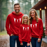 Custom Family Name Sweatshirt, Matching Personalized Hoodie