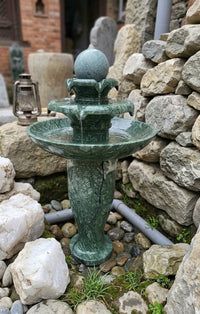 Natural Green Onyx Marble Water Fountain - 31