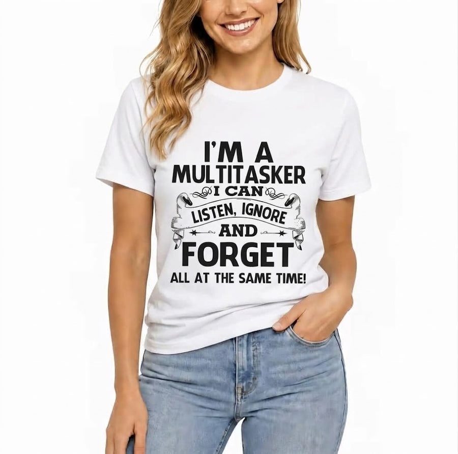 The Multitasker Retro Graphic Tee
