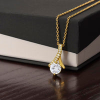 Personalized Name Necklace for Granddaughter - Free Engraving & Gift Box