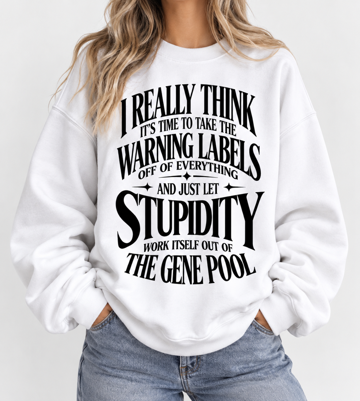 I Really Think It's Time To Take The Warning Graphic Tee