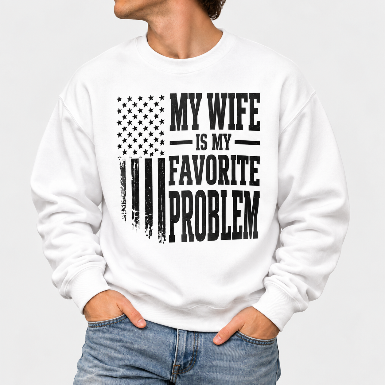 My Wife is My Favorite Problem Shirt, Funny Sarcastic Husband Tee