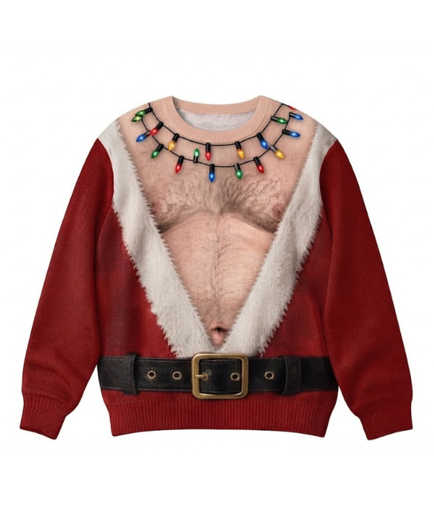Santa Bare - Chest Sweater