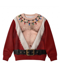 Santa Bare - Chest Sweater