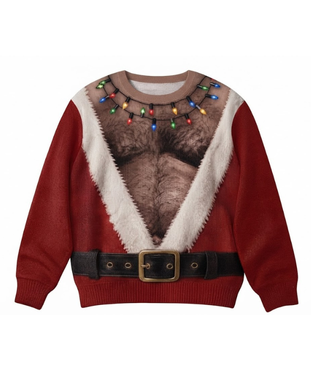 Santa Bare - Chest Sweater