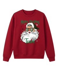 Cool Santa Christmas Shirt, Holiday Graphic Crewneck, Xmas Gift
