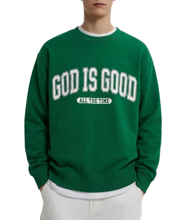 God Is Good Retro Christian Sweatshirt
