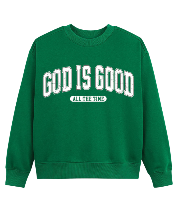 God Is Good Retro Christian Sweatshirt