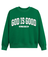 God Is Good Retro Christian Sweatshirt