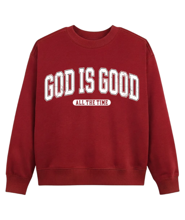 God Is Good Retro Christian Sweatshirt