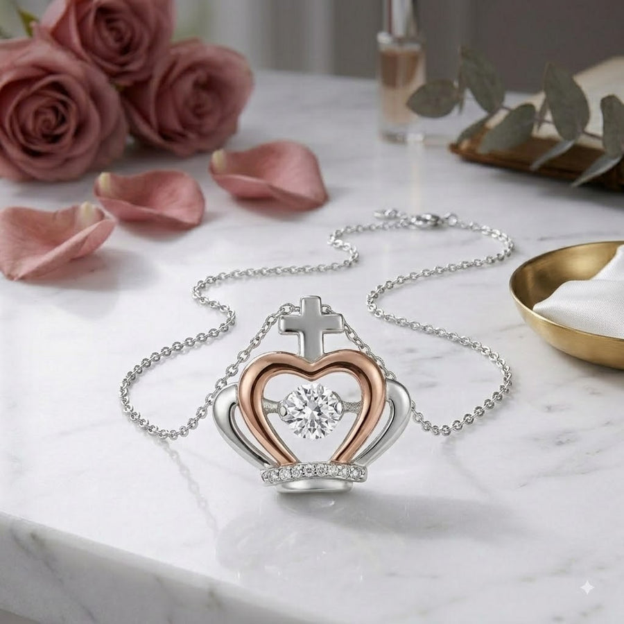 Personalized Love Necklace for Wife Girlfriend, Custom Name Necklace Gift with Message Card, Anniversary Birthday Jewelry Gift for Her