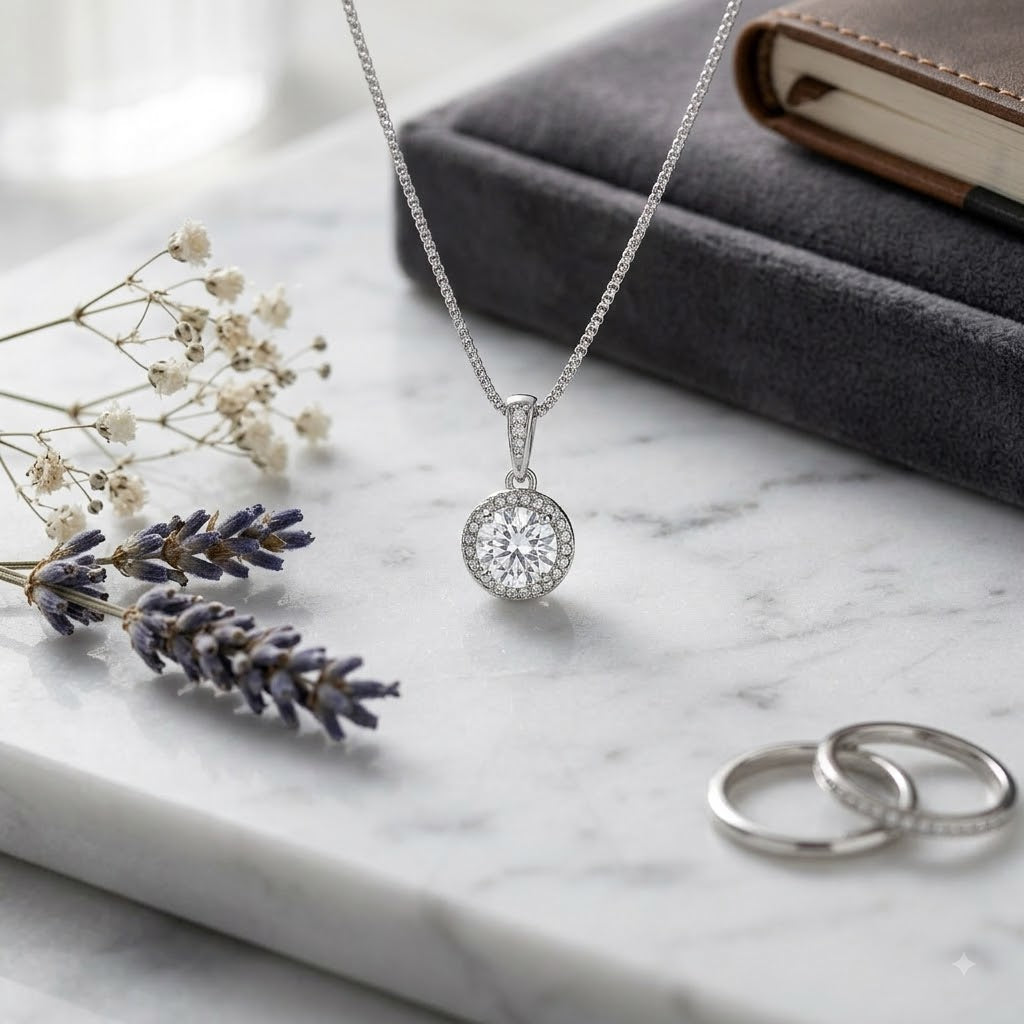 Personalized Love Necklace for Wife Girlfriend, Custom Name Necklace Gift with Message Card, Anniversary Birthday Jewelry Gift for Her