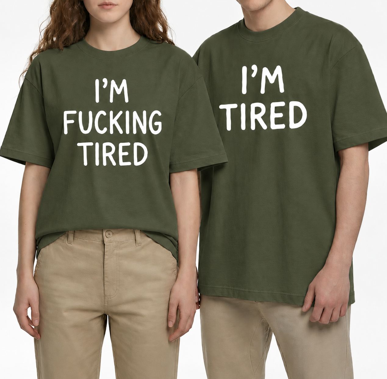 I'm Fucking Tired T-Shirt – Funny Sarcastic Graphic Tee, Casual Unisex Shirt