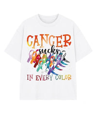 Cancer Sucks In Every Color T-Shirt